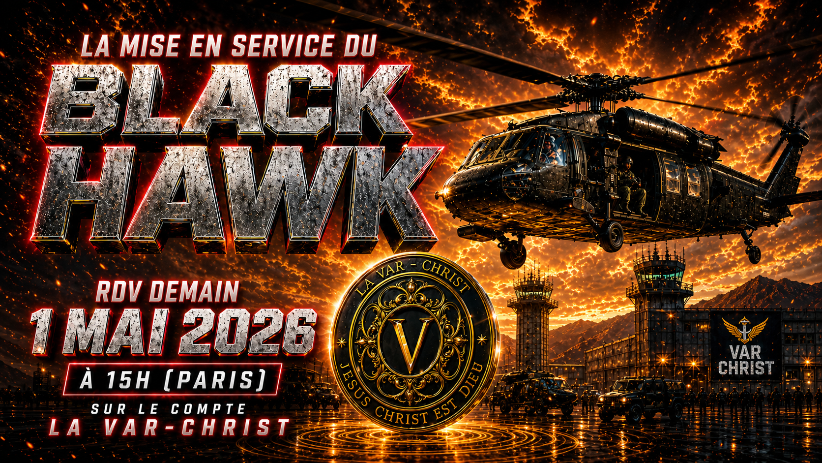 LA MISE EN SERVICE DU BLACK HAWK