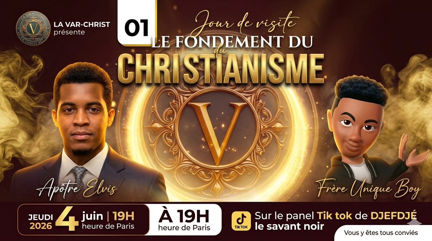 EXPOSÉ SUR LE CHRISTIANISME CHEZ DJEFDJÉ le savant noir