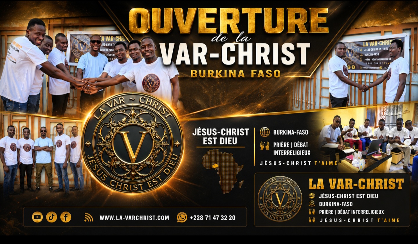 INAUGURATION DU QG DE LA VAR-CHRIST BURKINA FASO