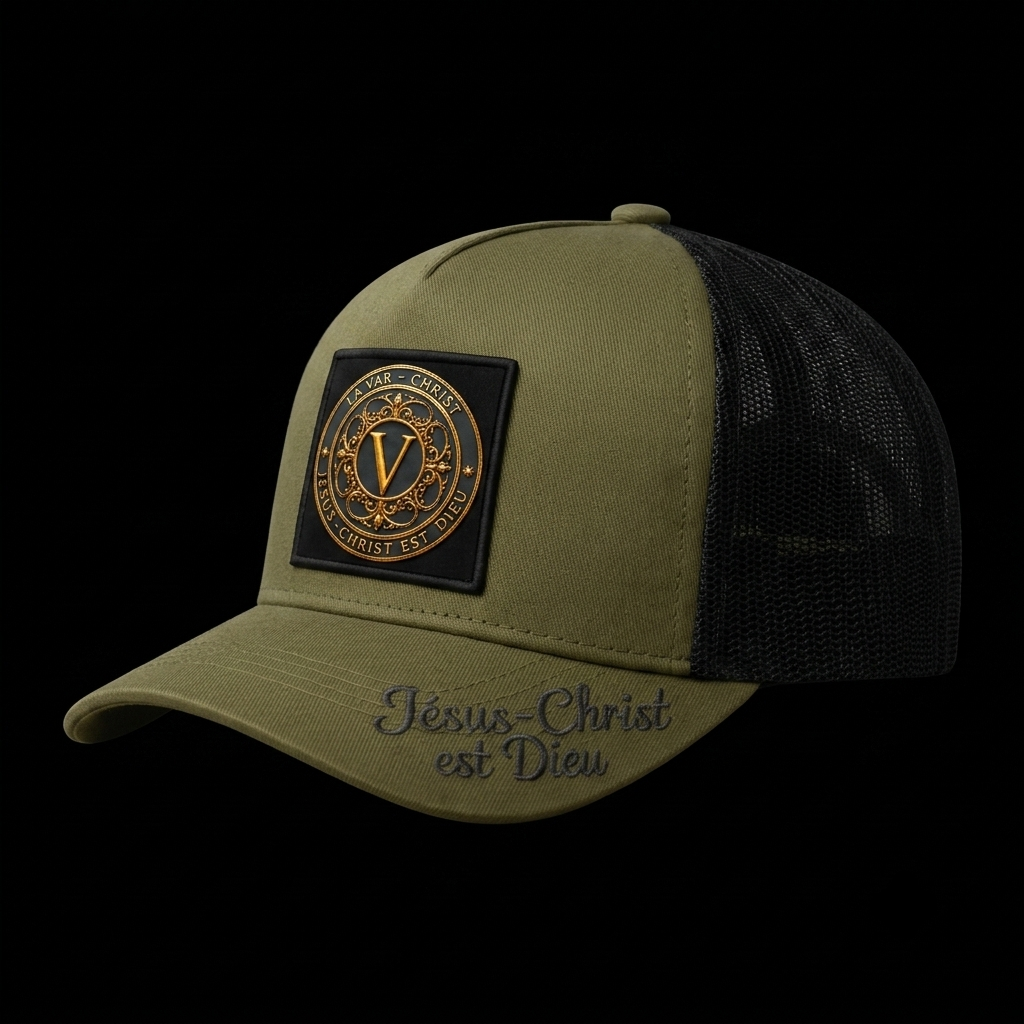 Casquette Premium VAR-CHRIST – « Jésus-Christ est Dieu » — photo 1